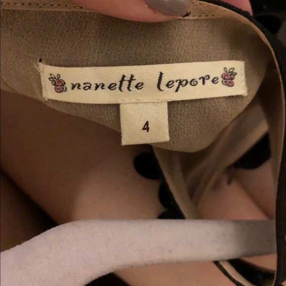 Nanette Lenore Babydoll with Sequins Mini Dress Size: 4 - Picture 3 of 7